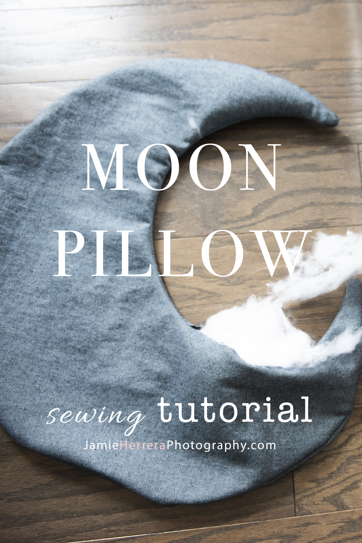 Moon Pillow Sewing Tutorial for Newborn Photography