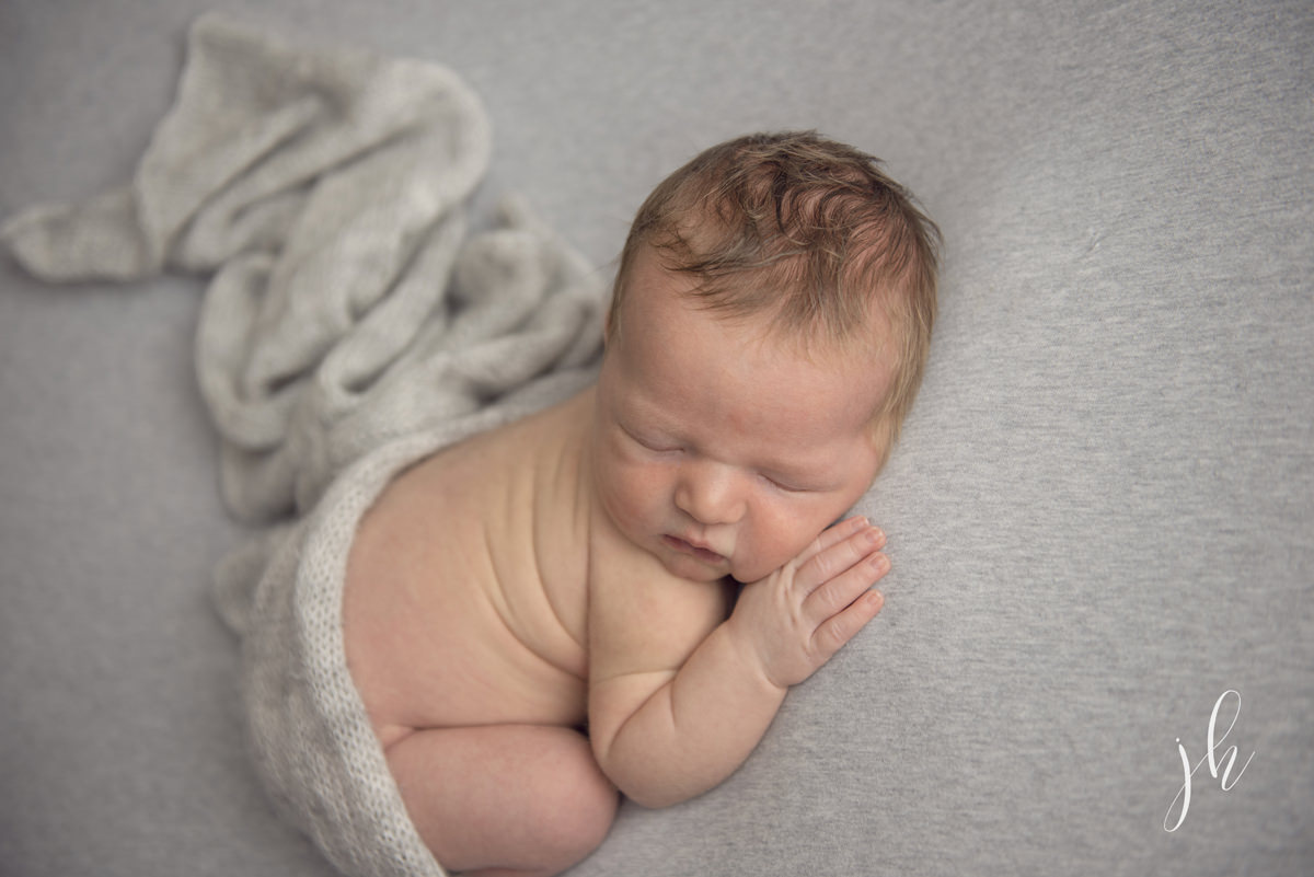 newborn boy pictures in my home Parker, Colorado