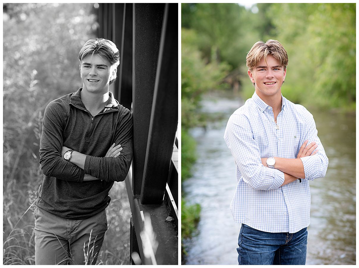 High school senior guy from Grandview high school in aurora