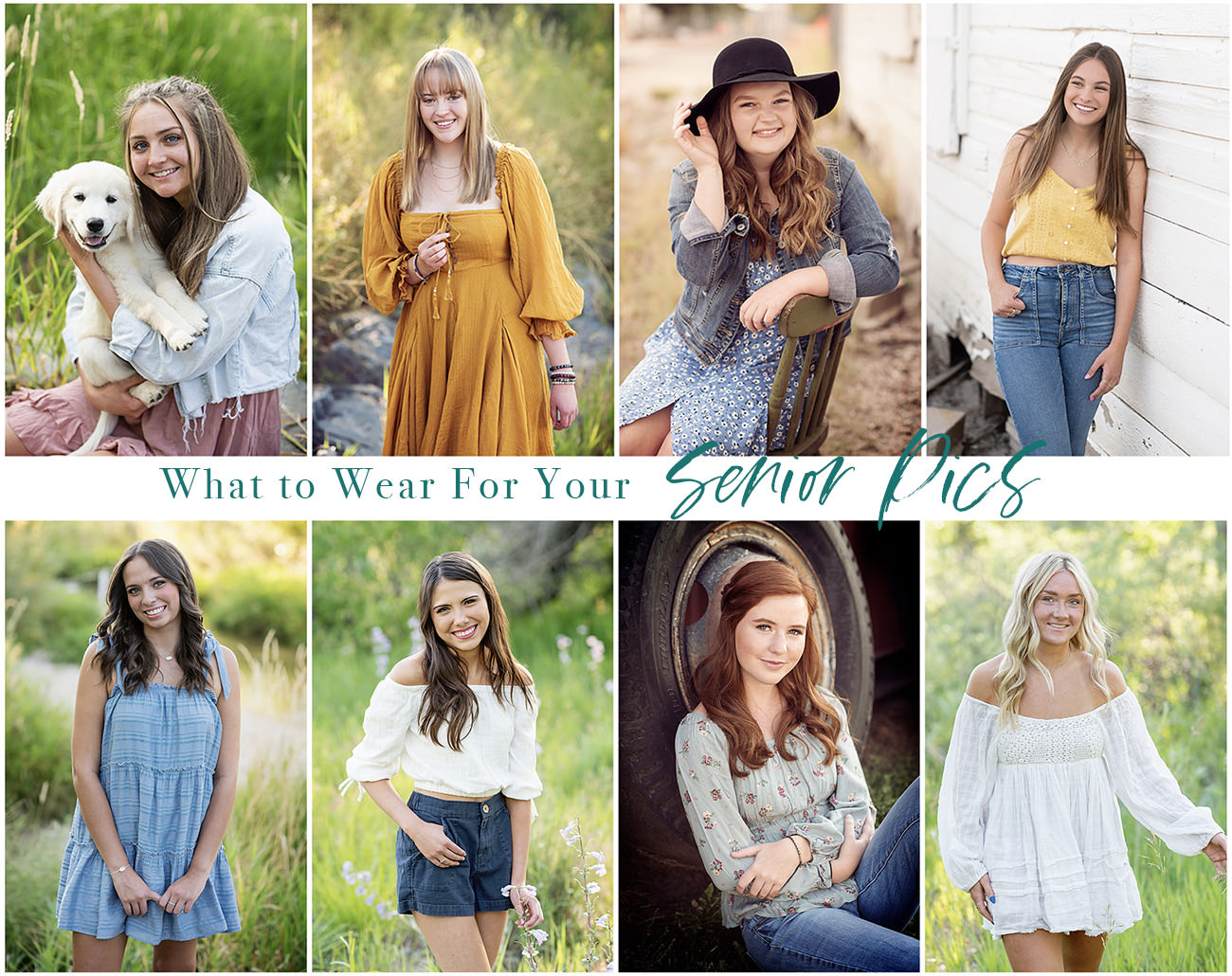 Girls, Ideas for what to wear for Senior Pictures in Parker, Colorado