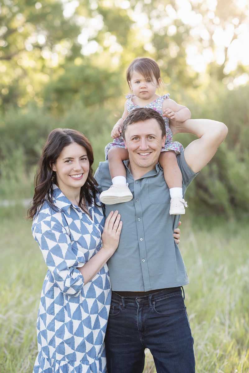 Family Pictures with toddler in Parker, Colorado