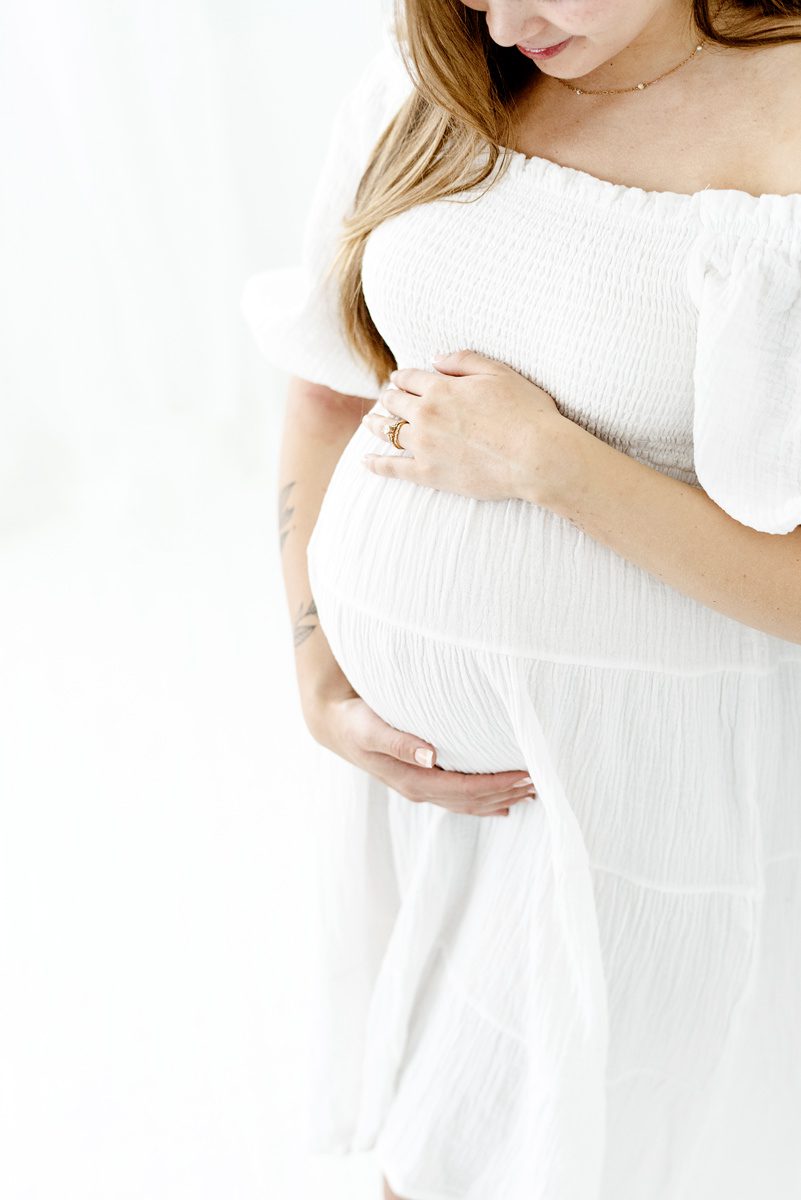 Parker maternity photographers studio shots