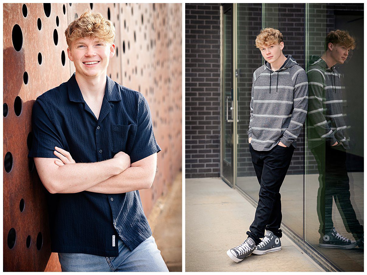 Urban Senior pictures by Jamie Herrera Photography in downtown Parker